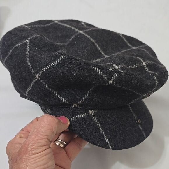 Ralph Lauren Wool Blend Plaid Newsboy Cap - Picture 1 of 6